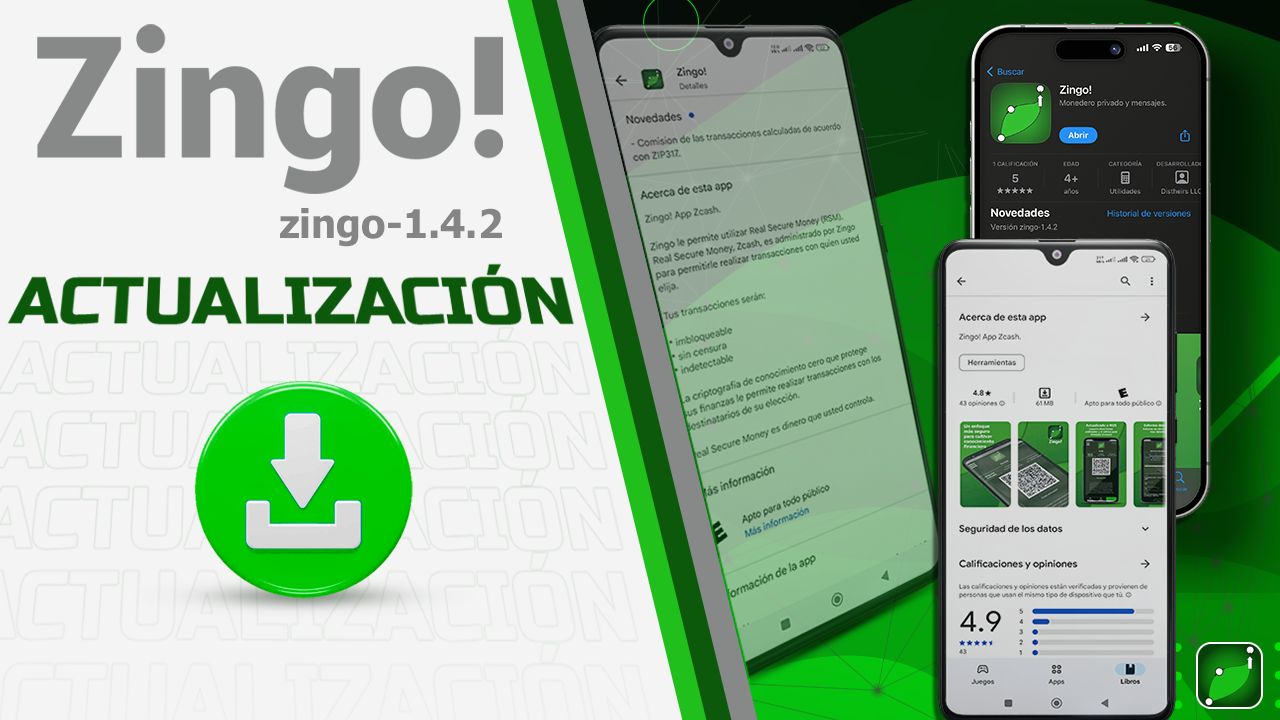 Compatibilidad con el ZIP317, Nuevos servidores, Mejoras menores y mucho más.