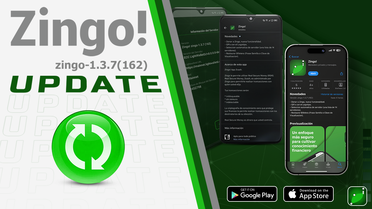 Donate to Zingo, Automatic server selection and more