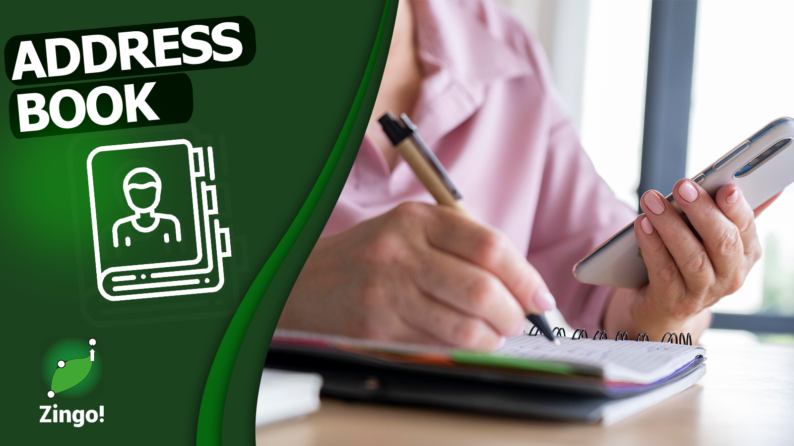 Address Book in Zingo!